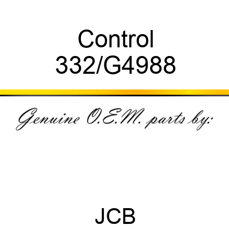 Control 332/G4988