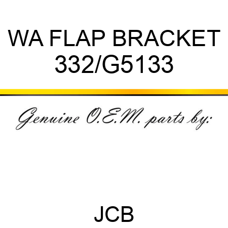 WA FLAP BRACKET 332/G5133