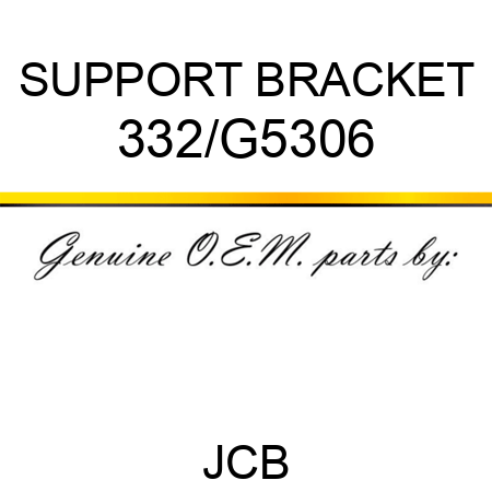 SUPPORT BRACKET 332/G5306