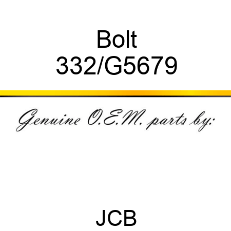 Bolt 332/G5679