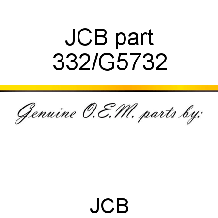 JCB part 332/G5732