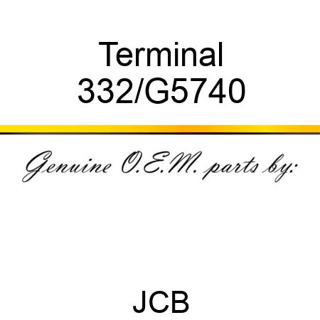 Terminal 332/G5740