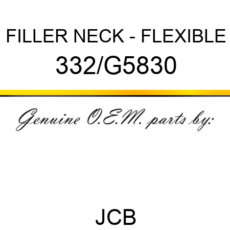 FILLER NECK - FLEXIBLE 332/G5830