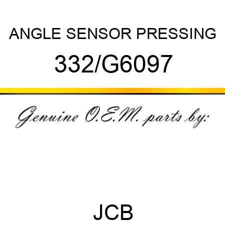 ANGLE SENSOR PRESSING 332/G6097