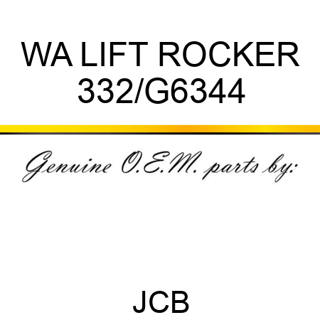 WA LIFT ROCKER 332/G6344