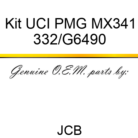 Kit UCI PMG MX341 332/G6490