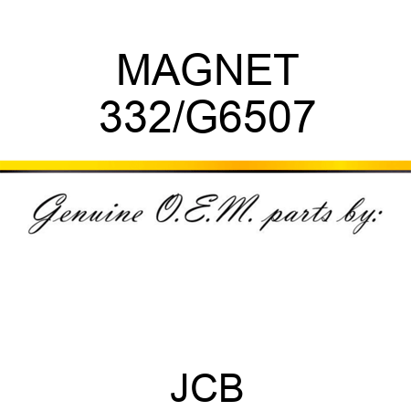 MAGNET 332/G6507