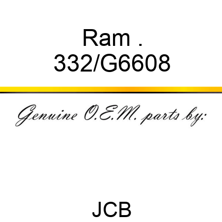 Ram . 332/G6608