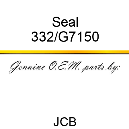 Seal 332/G7150