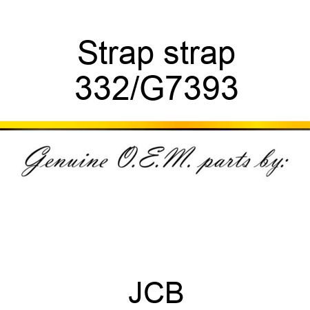 Strap strap 332/G7393