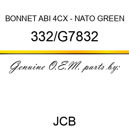 BONNET ABI 4CX - NATO GREEN 332/G7832