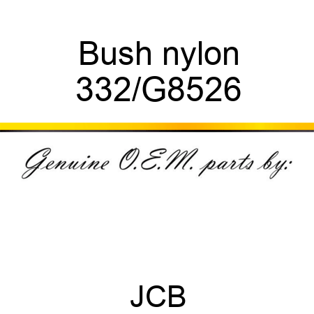 Bush nylon 332/G8526