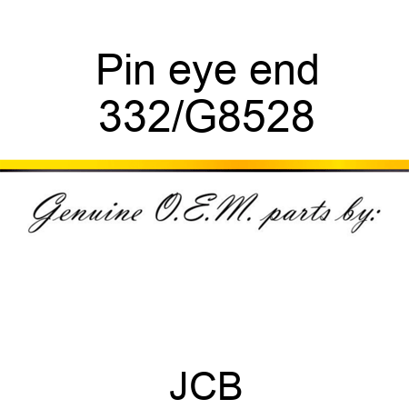 Pin eye end 332/G8528