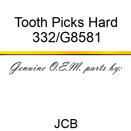 Tooth Picks Hard 332/G8581