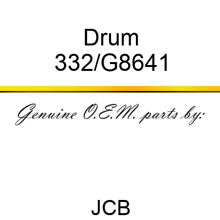 Drum 332/G8641