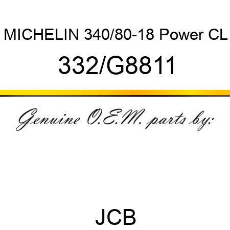 MICHELIN 340/80-18 Power CL 332/G8811