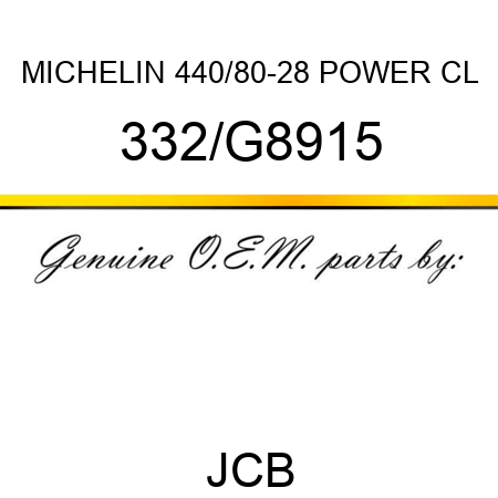 MICHELIN 440/80-28 POWER CL 332/G8915