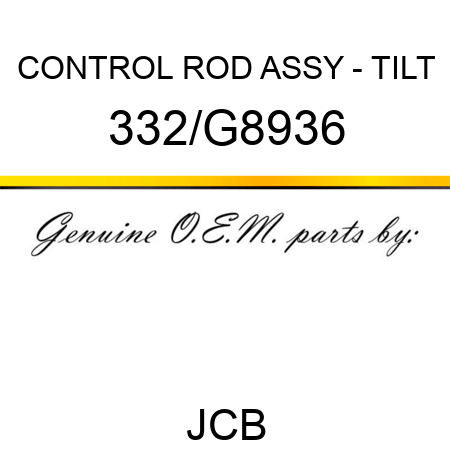 CONTROL ROD ASSY - TILT 332/G8936