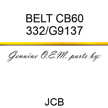 BELT CB60 332/G9137