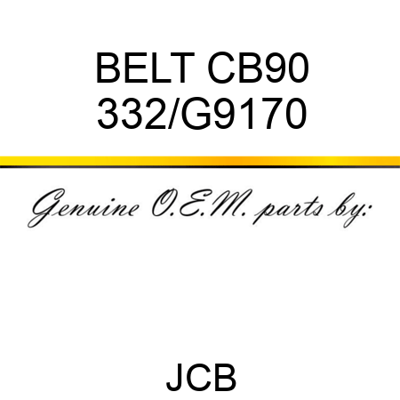 BELT CB90 332/G9170