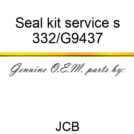 Seal kit service s 332/G9437