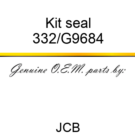 Kit seal 332/G9684