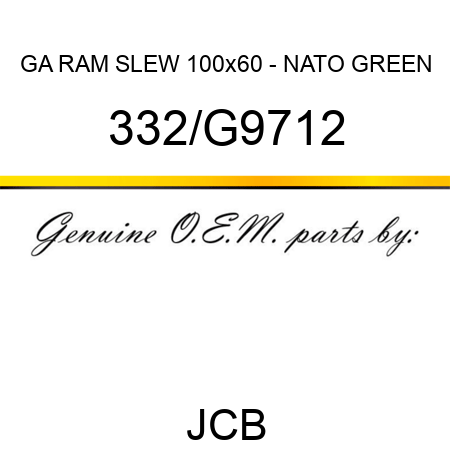 GA RAM SLEW 100x60 - NATO GREEN 332/G9712