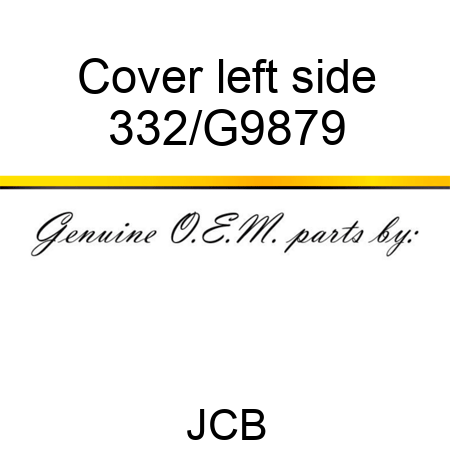 Cover left side 332/G9879