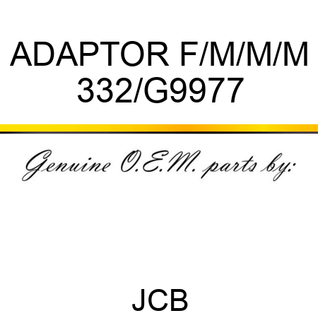 ADAPTOR F/M/M/M 332/G9977