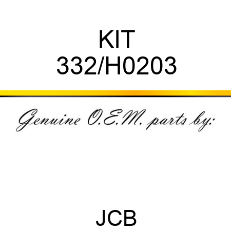 KIT 332/H0203