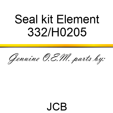 Seal kit Element 332/H0205