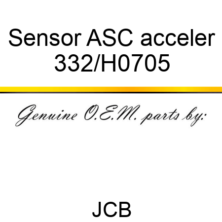 Sensor ASC acceler 332/H0705