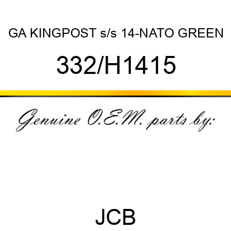 GA KINGPOST s/s 14-NATO GREEN 332/H1415