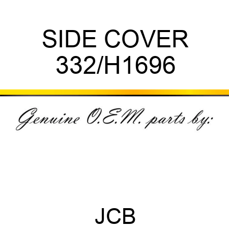 SIDE COVER 332/H1696