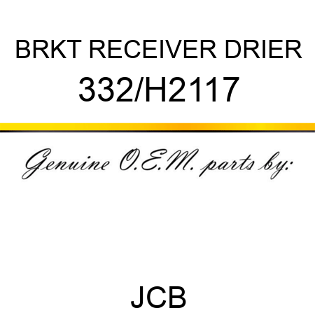 BRKT RECEIVER DRIER 332/H2117