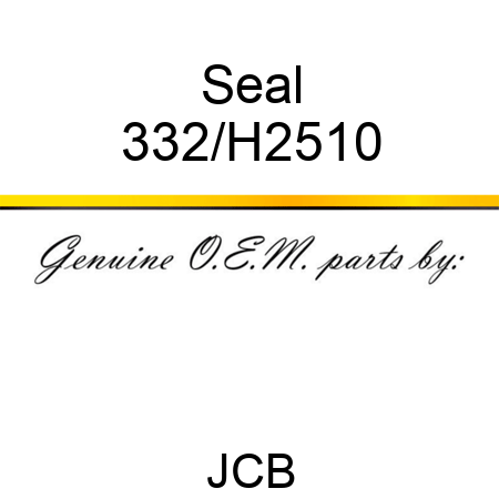 Seal 332/H2510