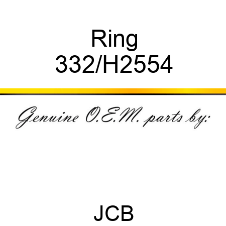 Ring 332/H2554