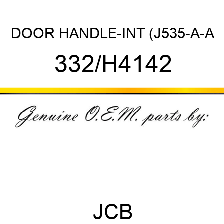 DOOR HANDLE-INT (J535-A-A 332/H4142