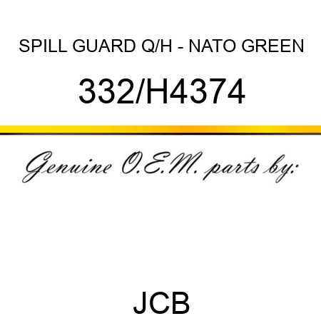 SPILL GUARD Q/H - NATO GREEN 332/H4374