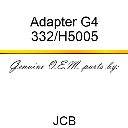Adapter G4 332/H5005