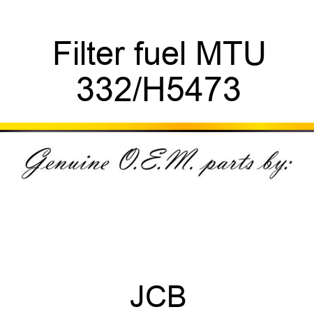Filter fuel MTU 332/H5473