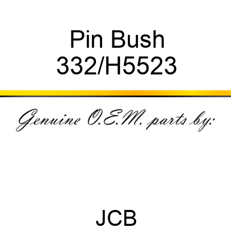 Pin Bush 332/H5523