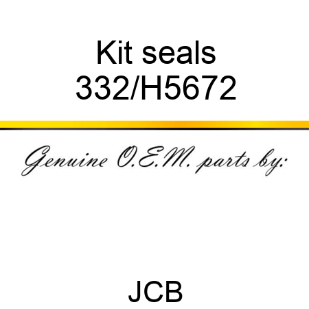 Kit seals 332/H5672