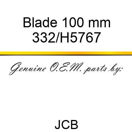 Blade 100 mm 332/H5767