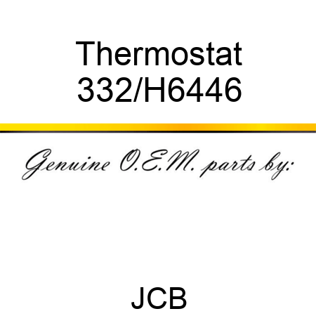 Thermostat 332/H6446