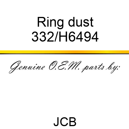 Ring dust 332/H6494
