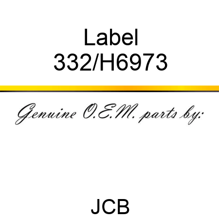 Label 332/H6973