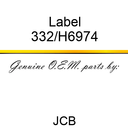 Label 332/H6974