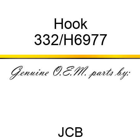 Hook 332/H6977