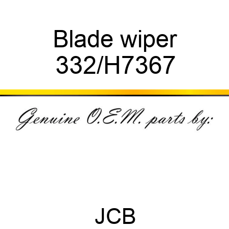 Blade wiper 332/H7367